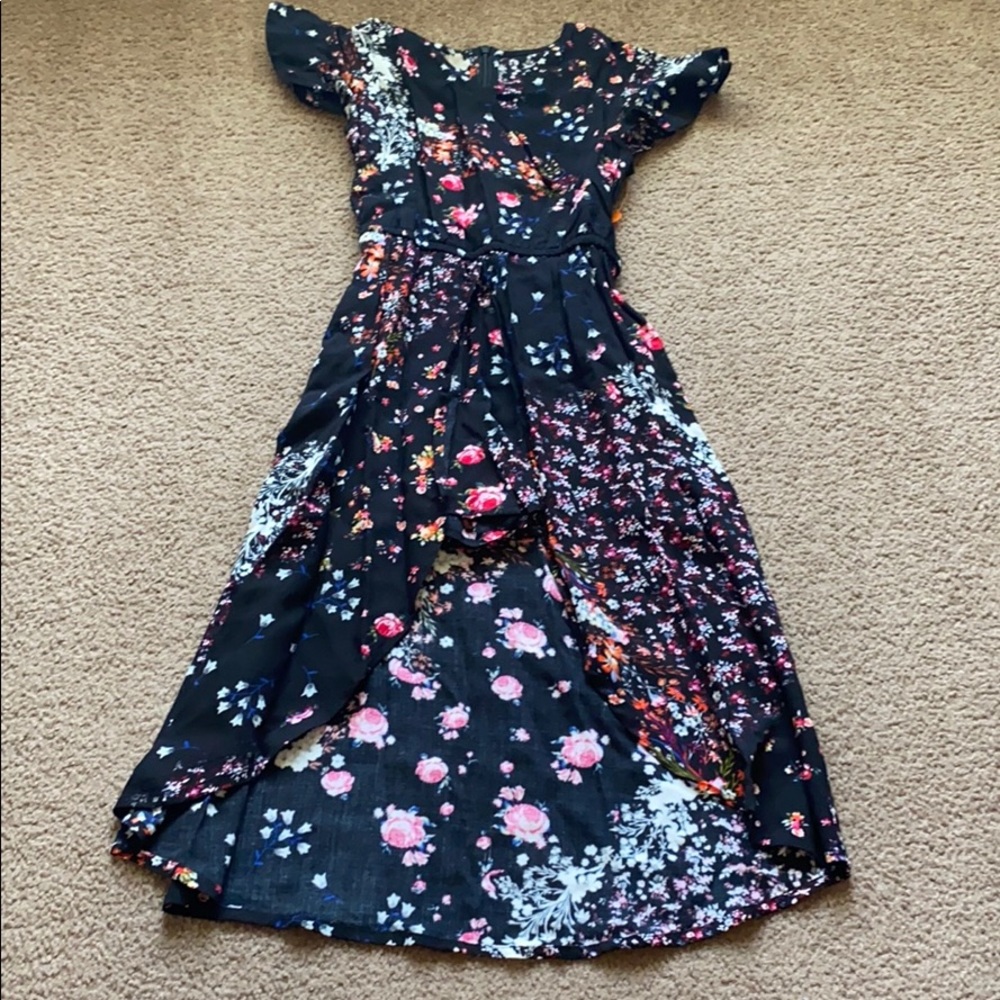 Floral Romper Dress size 4/5 💕